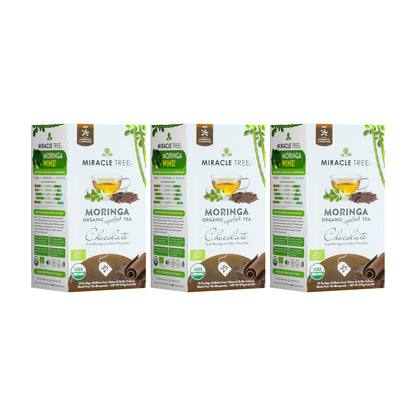 Organic Moringa Tea - Chocolate - Caffeine-Free Herbal Tea - Trending Wellness Store