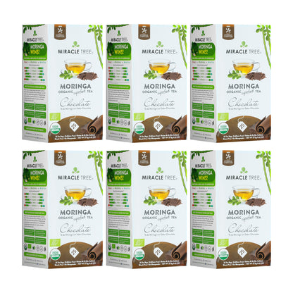 Organic Moringa Tea - Chocolate - Caffeine-Free Herbal Tea - Trending Wellness Store