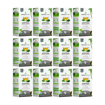 Organic Moringa Tea - Earl Grey - Lightly Caffeinated Herbal Tea - Trending Wellness Store