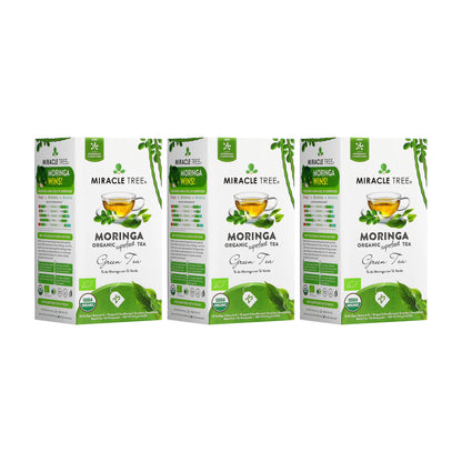 Organic Moringa Tea - Green Tea - Decaffeinated Herbal Tea - Trending Wellness Store