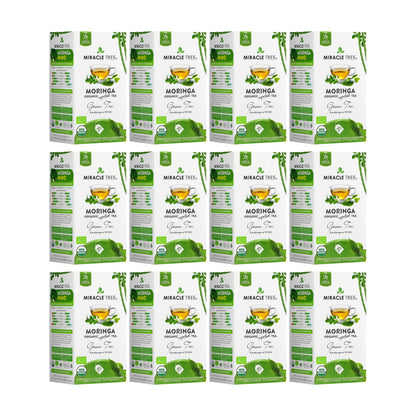 Organic Moringa Tea - Green Tea - Decaffeinated Herbal Tea - Trending Wellness Store