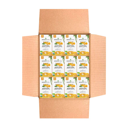 Organic Moringa Tea - Lemon - Caffeine-Free Herbal Tea - Trending Wellness Store