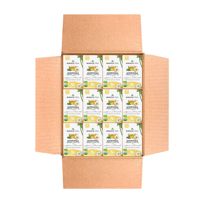 Organic Moringa Tea - Lemon & Chamomile - Caffeine-Free Herbal Tea - Trending Wellness Store