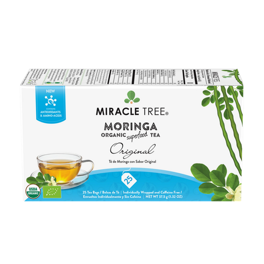 Organic Moringa Tea - Original - Caffeine-Free Herbal Tea - Trending Wellness Store