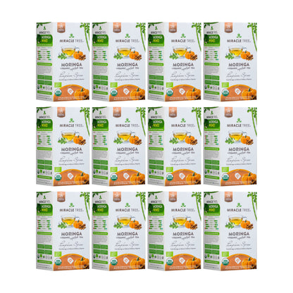Organic Moringa Tea - Pumpkin Spice - Caffeine-Free Herbal Tea - Trending Wellness Store