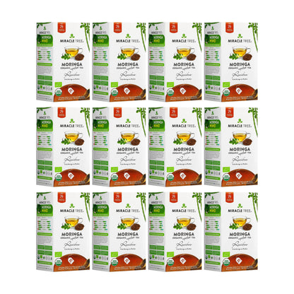 Organic Moringa Tea - Rooibos - Caffeine-Free Herbal Tea - Trending Wellness Store