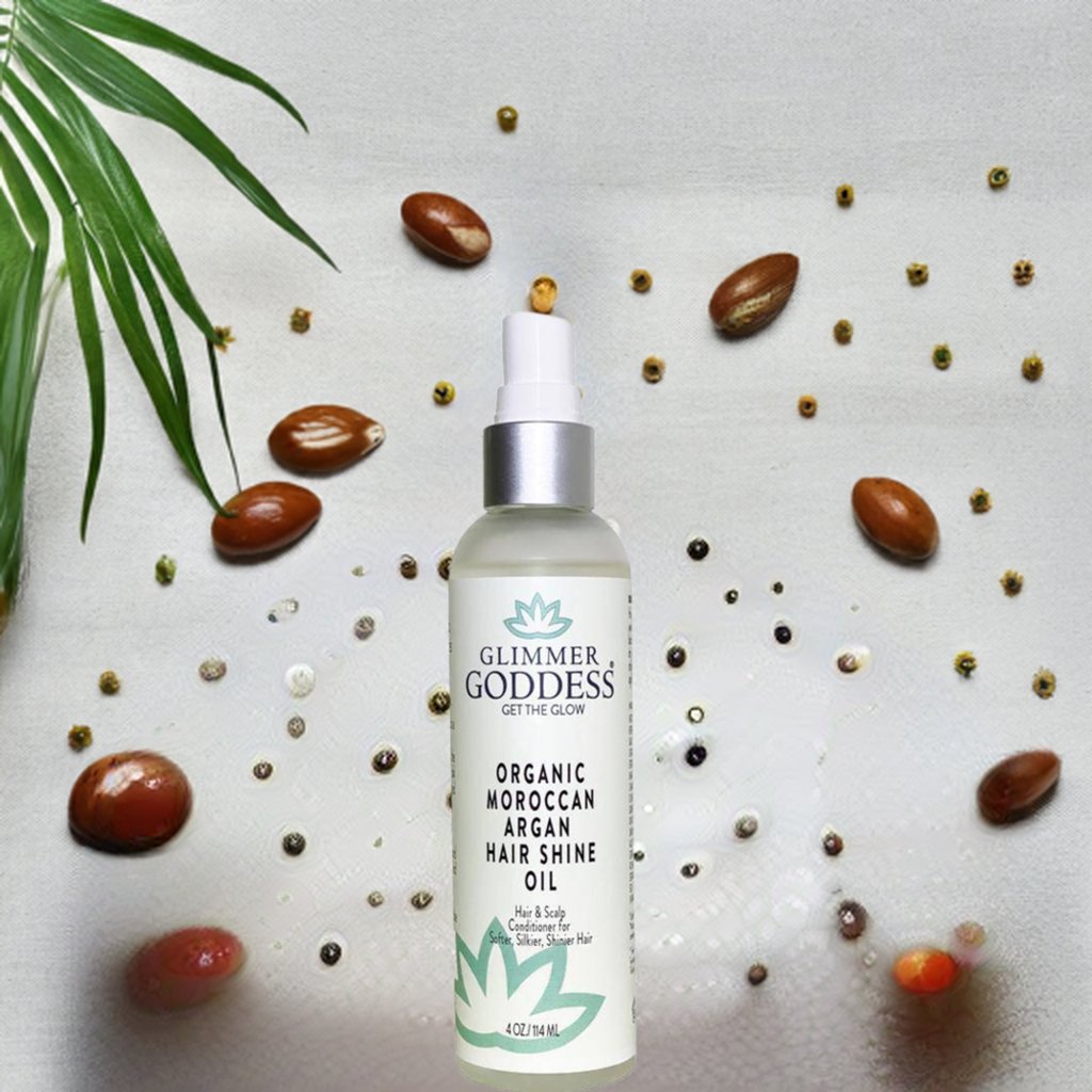 Organic Moroccan Argan Oil Hair Shine Spray - Trending Wellness Store
