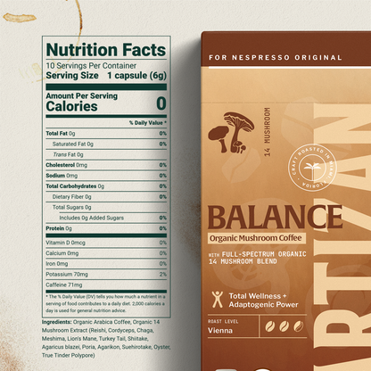 Organic Mushroom 14 - Espresso - Trending Wellness Store