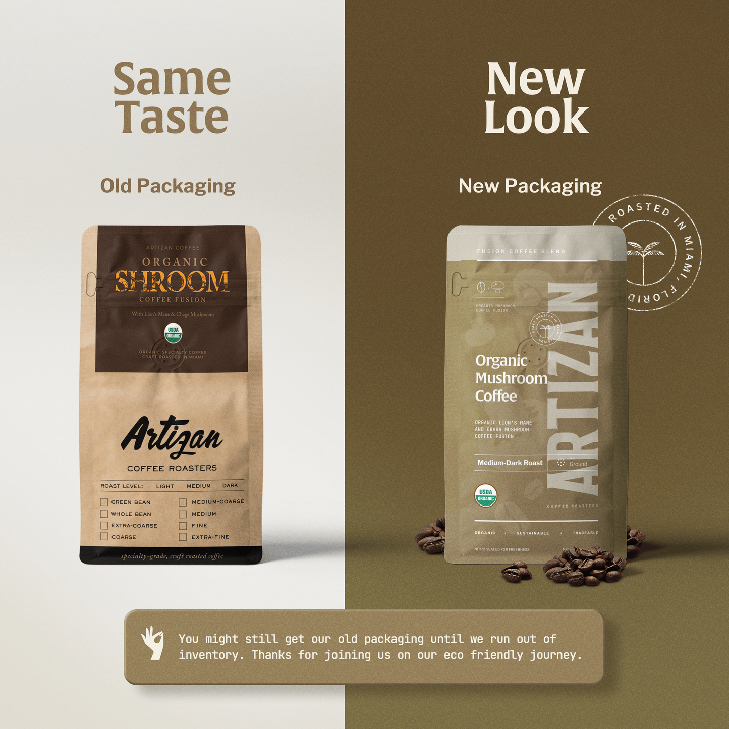 Organic Mushroom Coffee Fusion - Lion's Mane & Chaga - Trending Wellness Store