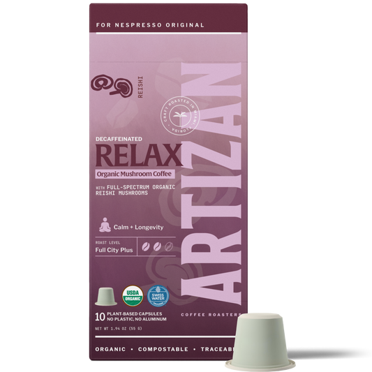 Organic Mushroom Reishi Decaf - Espresso - Trending Wellness Store