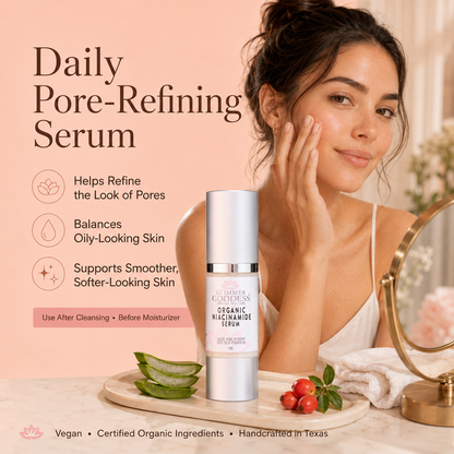 Organic Niacinamide Serum 5% – Pore Minimizer & Anti-Aging Treatment - Trending Wellness Store