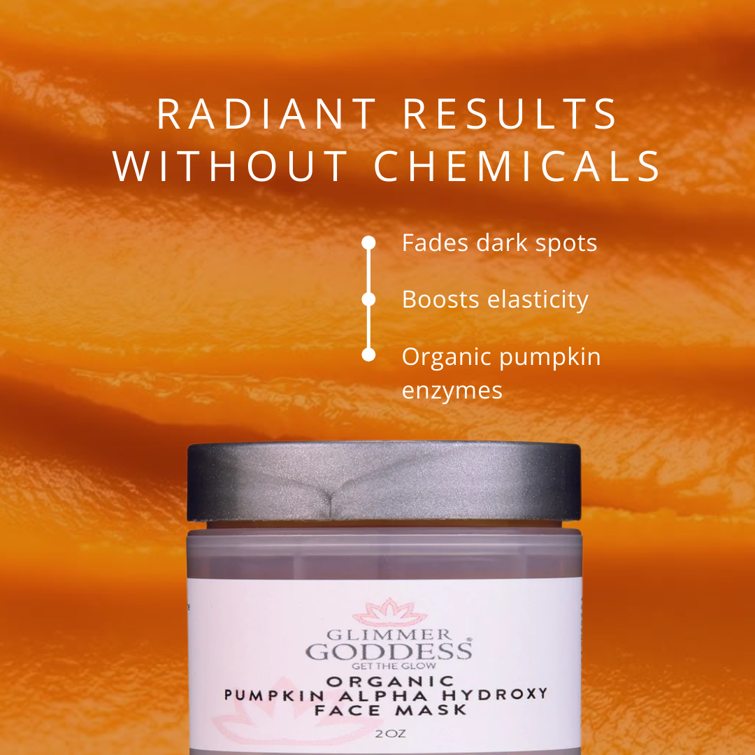 Organic Pumpkin AHA Face Mask – Exfoliating Treatment for Wrinkles & Glow - Trending Wellness Store