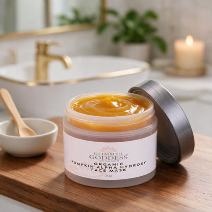 Organic Pumpkin AHA Face Mask – Exfoliating Treatment for Wrinkles & Glow - Trending Wellness Store