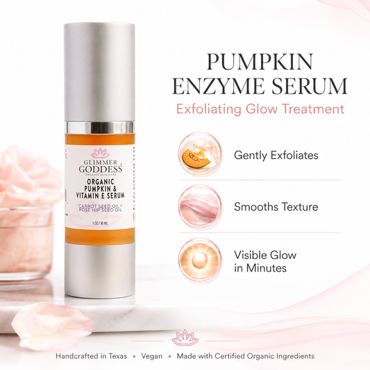 Organic Pumpkin Enzyme Serum – Exfoliating Glow Treatment - Trending Wellness Store