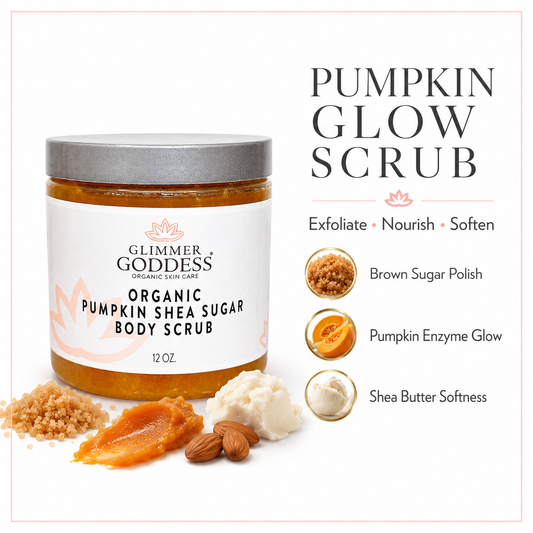 Organic Pumpkin Shea Sugar Body Scrub – Fall Scented Exfoliator - Trending Wellness Store