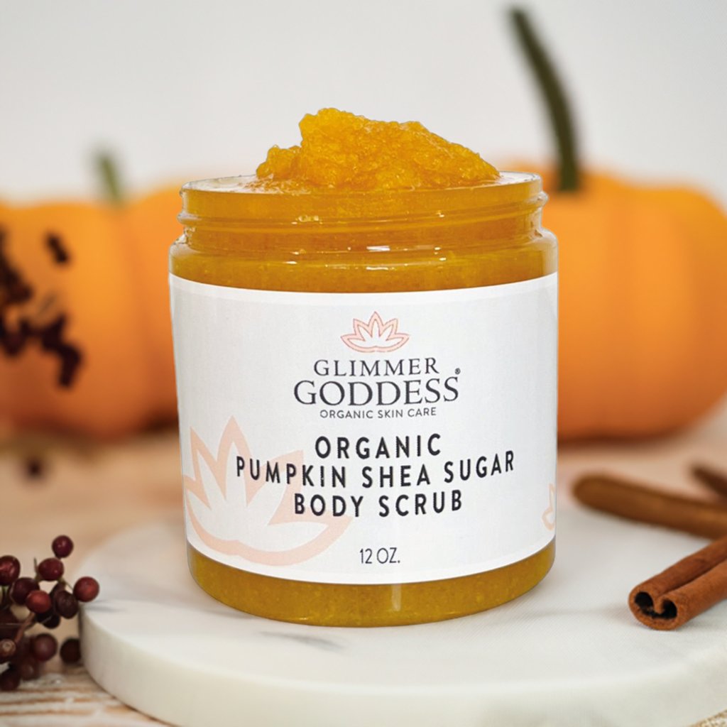Organic Pumpkin Shea Sugar Body Scrub – Fall Scented Exfoliator - Trending Wellness Store