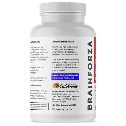 Organic Red Reishi Mushroom, 90 Capsules - Trending Wellness Store