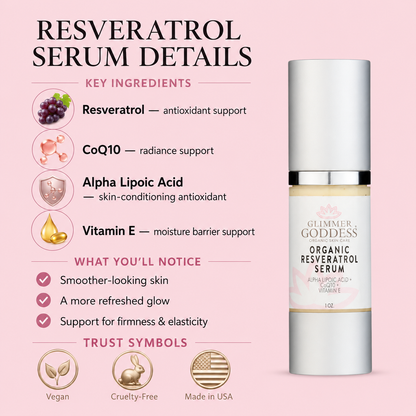 Organic Resveratrol Serum – Instant Firming - Trending Wellness Store