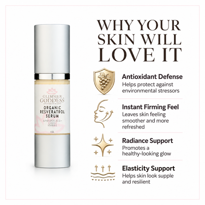 Organic Resveratrol Serum – Instant Firming - Trending Wellness Store