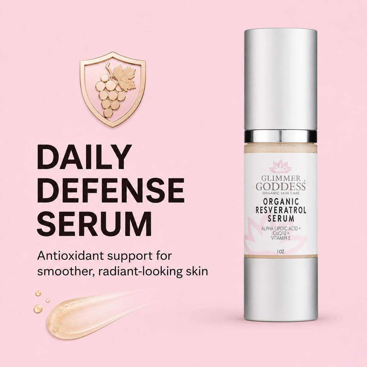 Organic Resveratrol Serum – Instant Firming - Trending Wellness Store