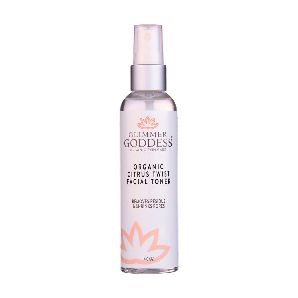 Organic Rose Water Facial Toner – Citrus Twist Toner with Witch Hazel & Aloe for Pore Tightening - Trending Wellness Store