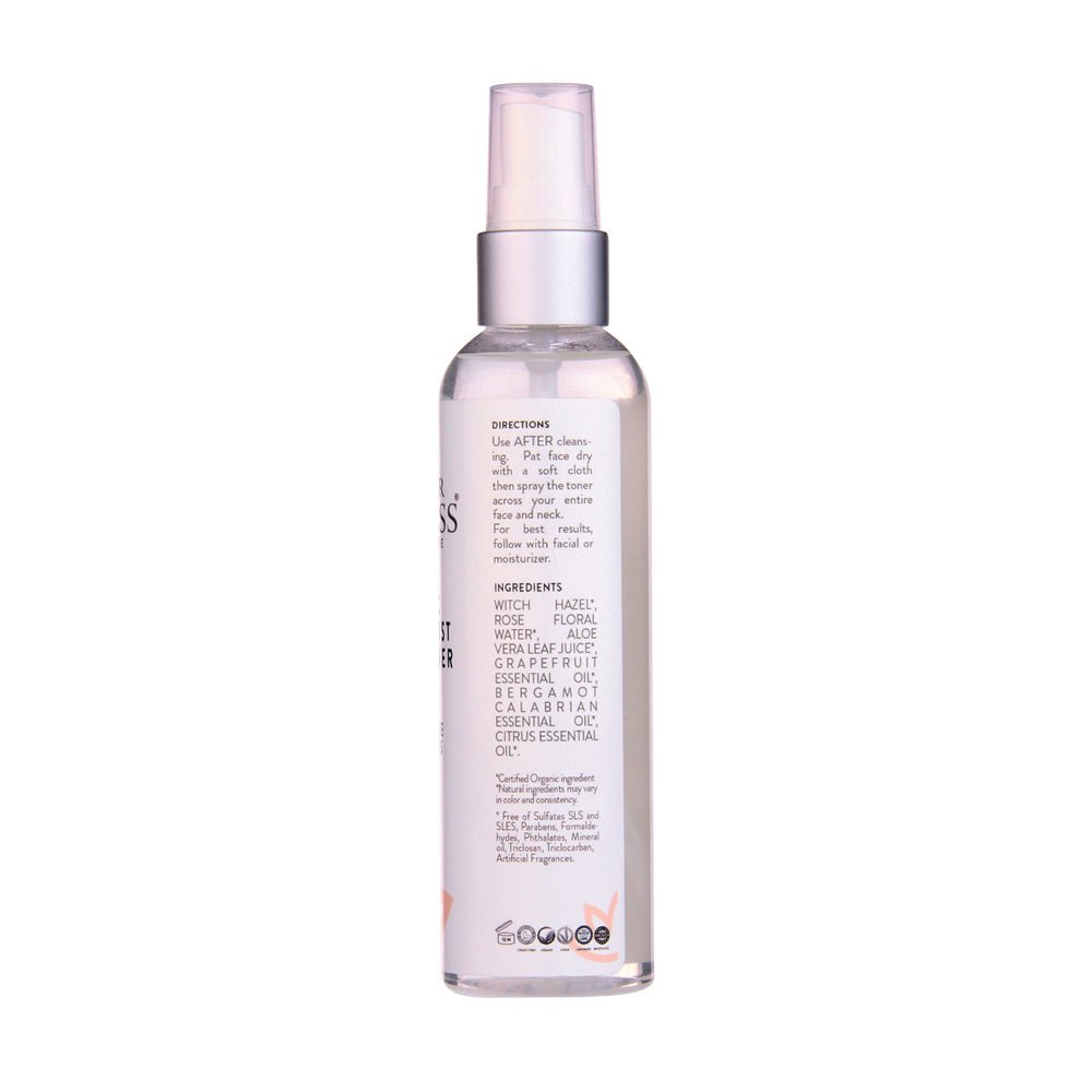 Organic Rose Water Facial Toner – Citrus Twist Toner with Witch Hazel & Aloe for Pore Tightening - Trending Wellness Store