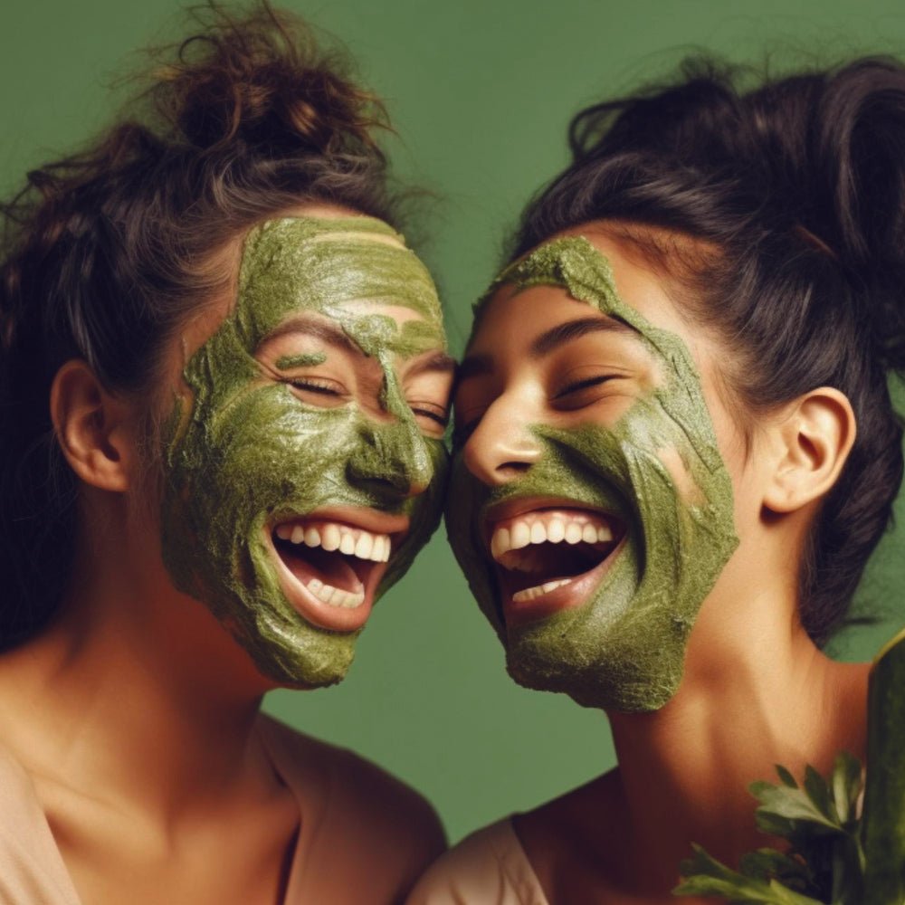 Organic Rosemary Mint Algae Face Mask for Acne & Rosacea - Trending Wellness Store