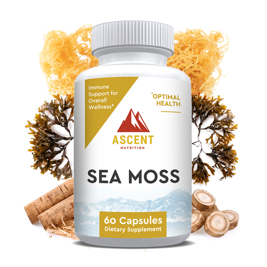 Organic Sea Moss, 60 Capsules, 500 mg - Trending Wellness Store