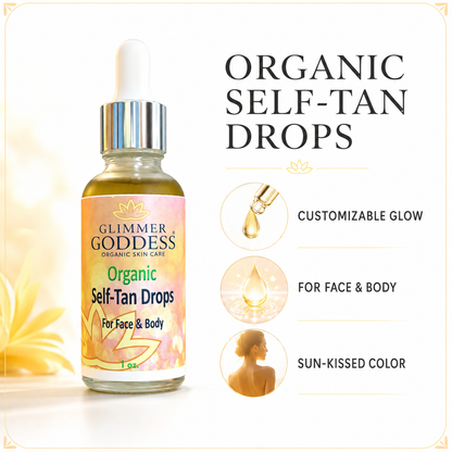 Organic Self Tan Drops – Fast Glow - Trending Wellness Store