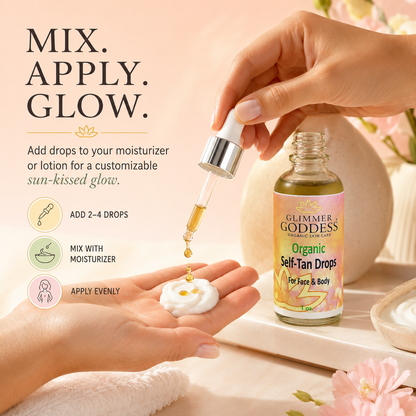 Organic Self Tan Drops – Fast Glow - Trending Wellness Store