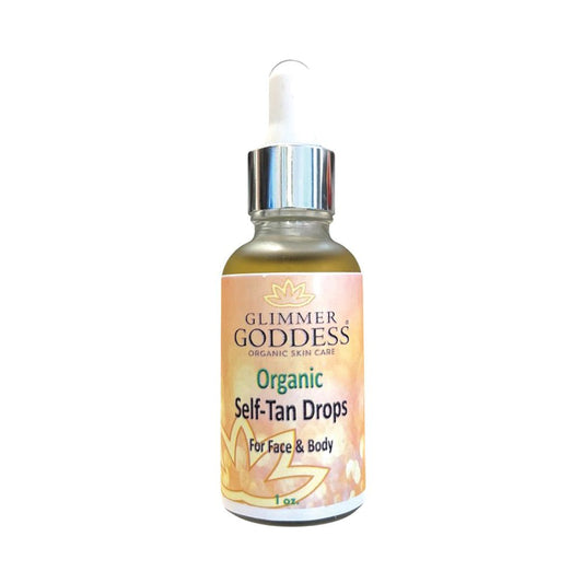 Organic Self Tan Drops with DHA – Customizable Face & Body Tanning Drops for Gradual Glow - Trending Wellness Store