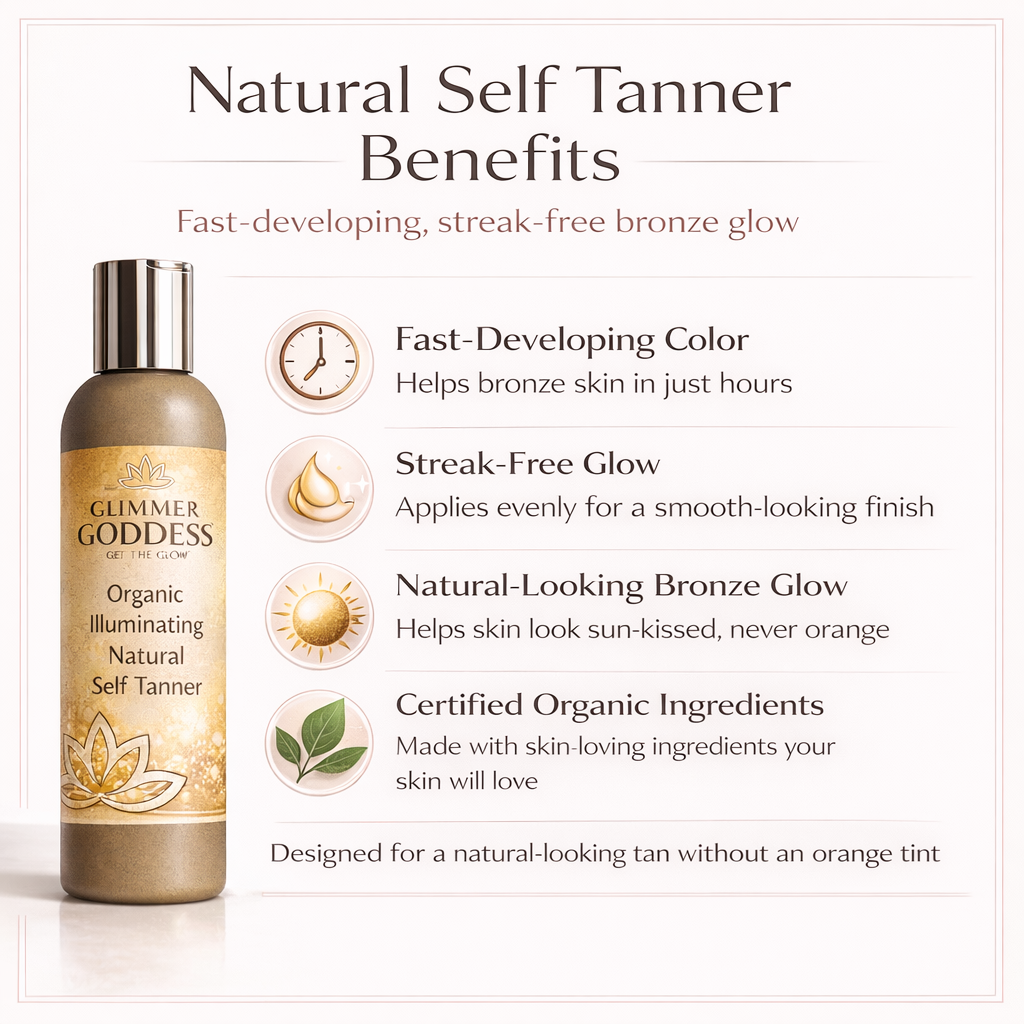Organic Self Tanner – Fast Bronze Glow - Trending Wellness Store