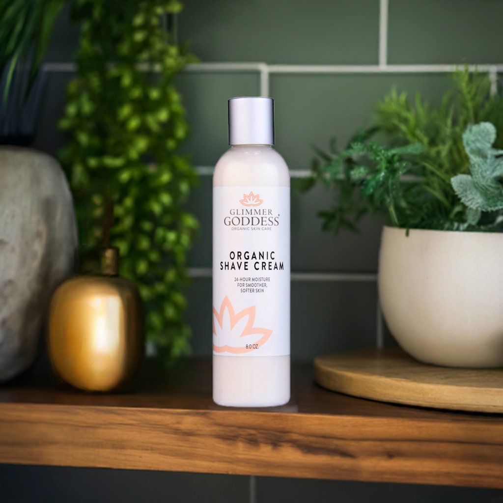 Organic Shave Cream for Sensitive Skin – Hydrating Formula - Trending Wellness Store