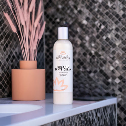 Organic Shave Cream for Sensitive Skin – Hydrating Shaving Cream for Men & Women - Trending Wellness Store