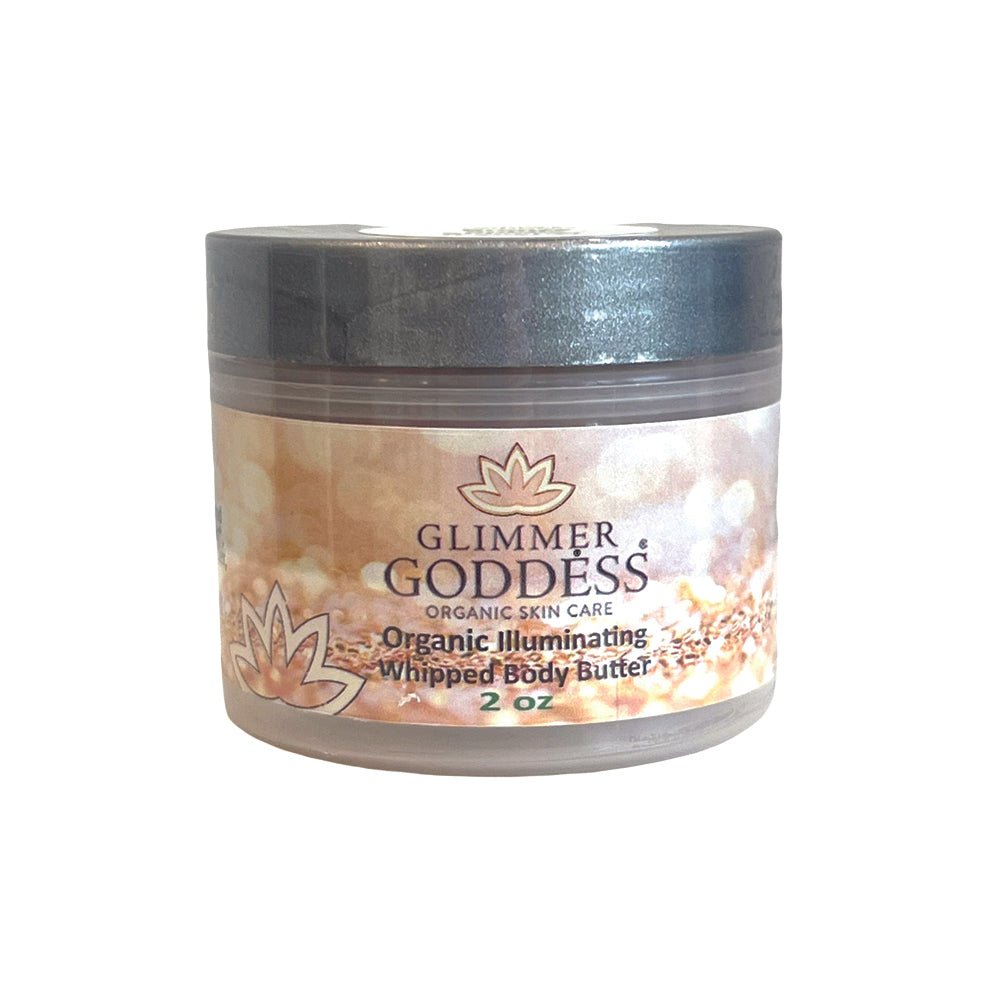 Organic Shimmering Body Butter 2 oz – Travel Size - Trending Wellness Store