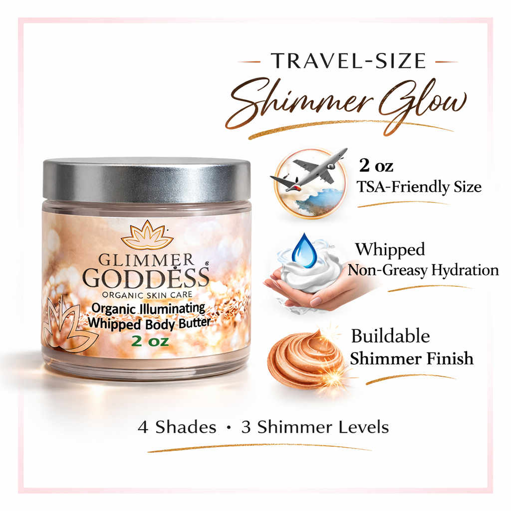 Organic Shimmer Body Butter 2 oz – Travel - Trending Wellness Store