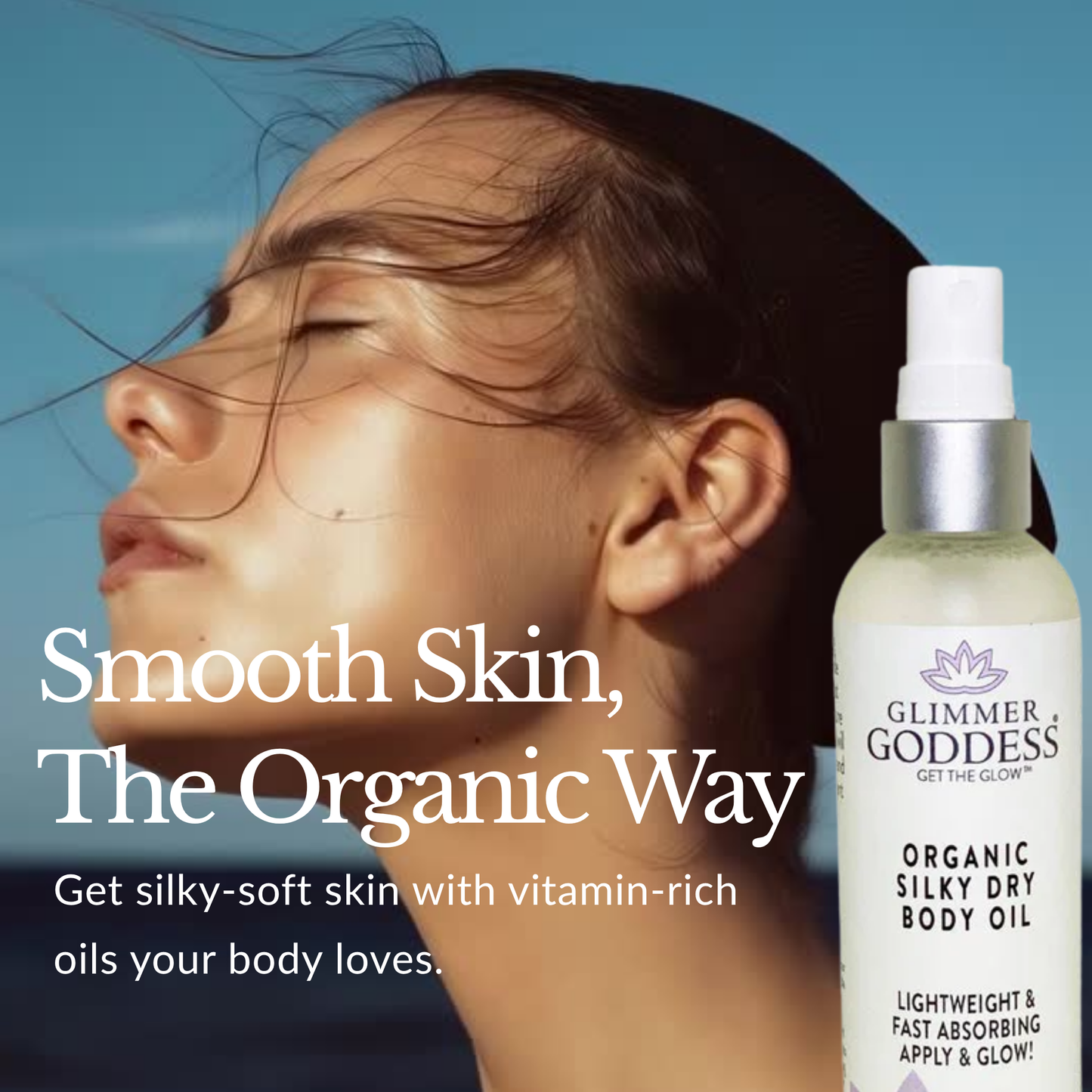 Organic Silky Dry Body Oil – Fast-Absorbing Formula - Trending Wellness Store