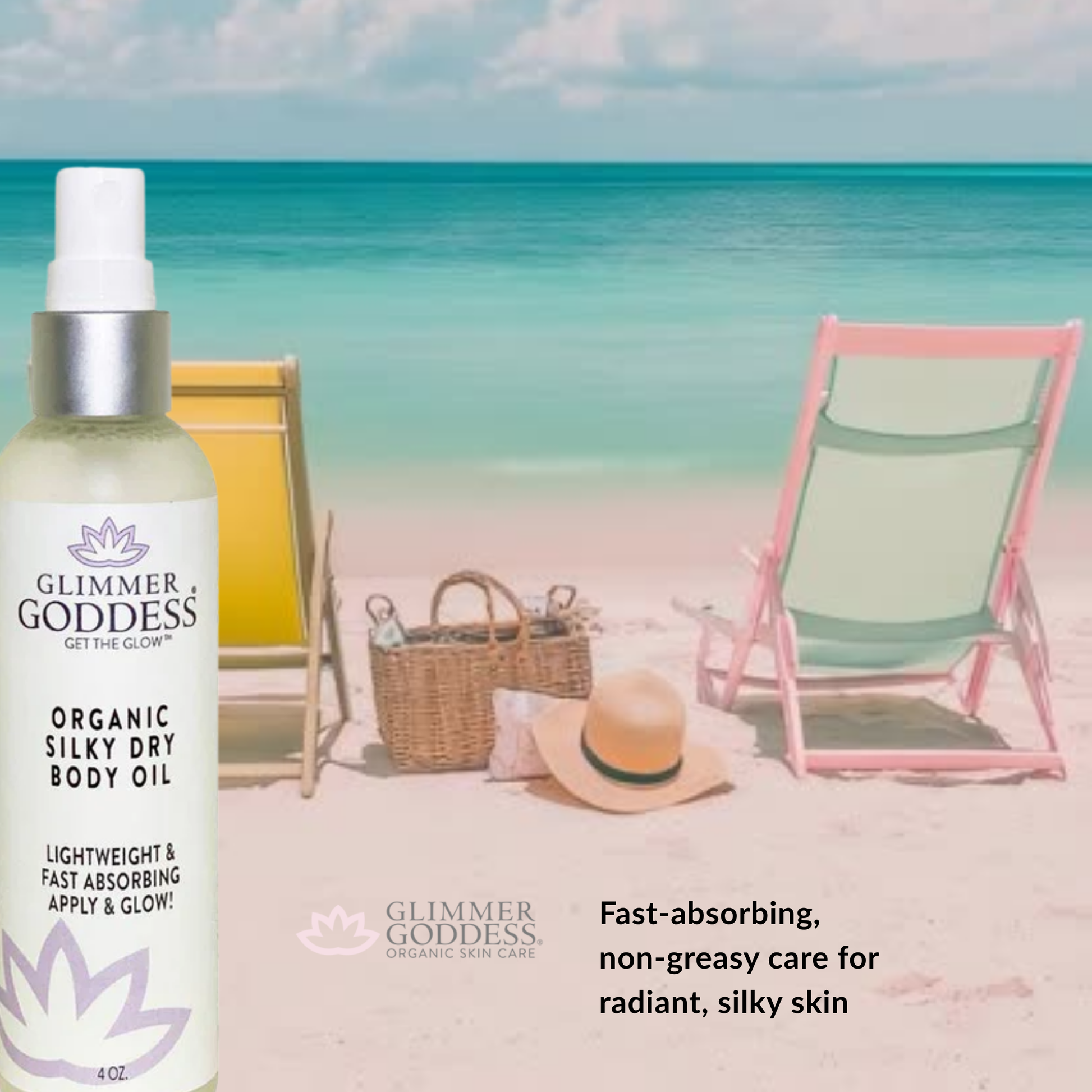 Organic Silky Dry Body Oil – Fast-Absorbing Formula - Trending Wellness Store