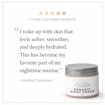 Organic Skin Renewal Night Cream 2 oz – Anti-Aging - Trending Wellness Store