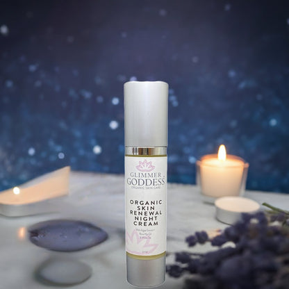 Organic Skin Renewal Night Face Cream - Hydrates & Lifts - Trending Wellness Store