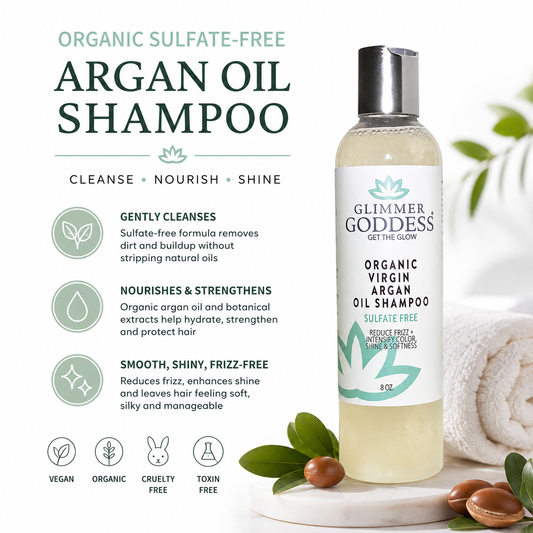 Organic Sulfate-Free Shampoo with Argan Oil for Healthy Hair - Trending Wellness Store