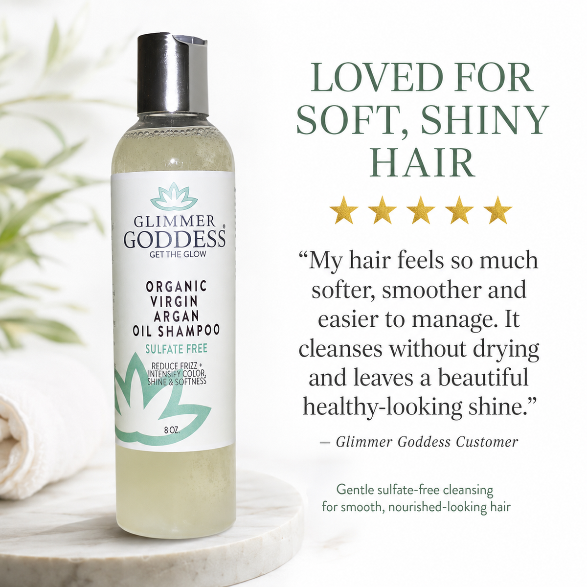 Organic Sulfate-Free Shampoo with Argan Oil for Healthy Hair - Trending Wellness Store