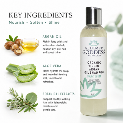 Organic Sulfate-Free Shampoo with Argan Oil for Healthy Hair - Trending Wellness Store