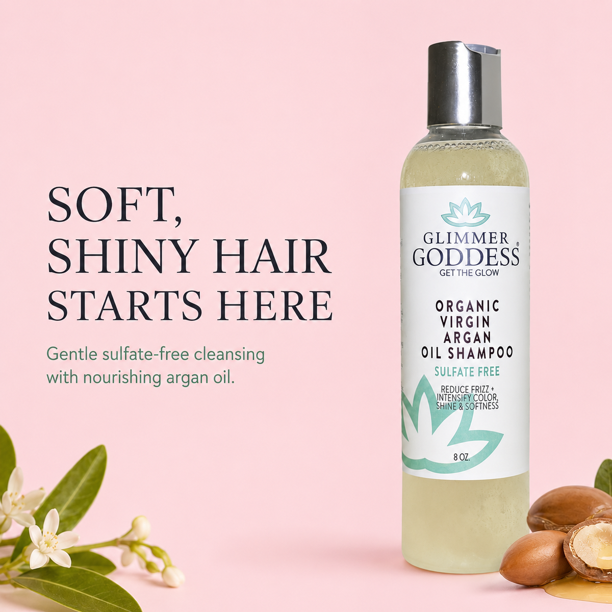 Organic Sulfate-Free Shampoo with Argan Oil for Healthy Hair - Trending Wellness Store