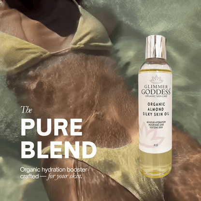 Organic Sweet Almond Silky Skin Oil - 48 Hour Hydration - Trending Wellness Store