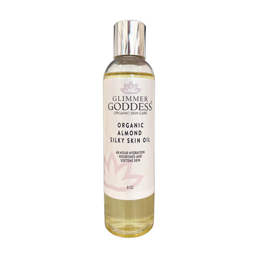 Organic Sweet Almond Silky Skin Oil – 48 Hour Hydration - Trending Wellness Store