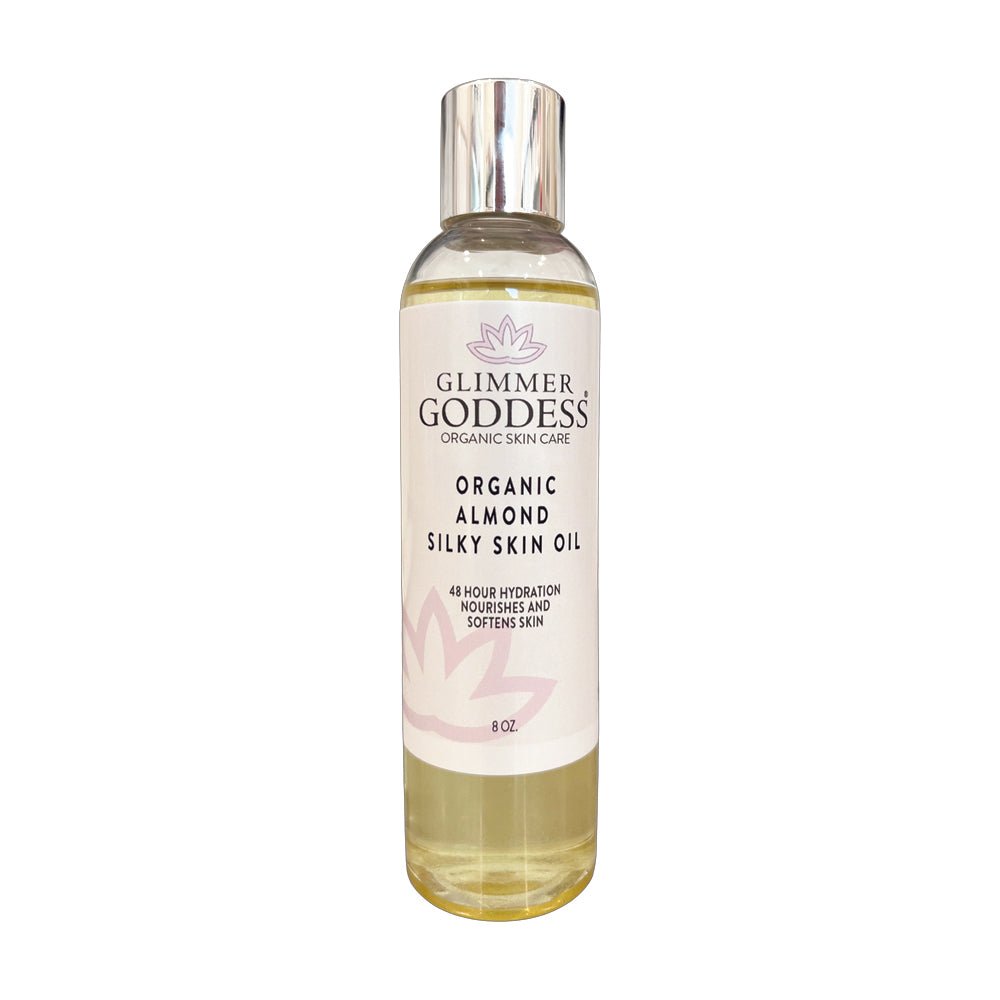 Organic Sweet Almond Silky Skin Oil – 48 Hour Hydration - Trending Wellness Store