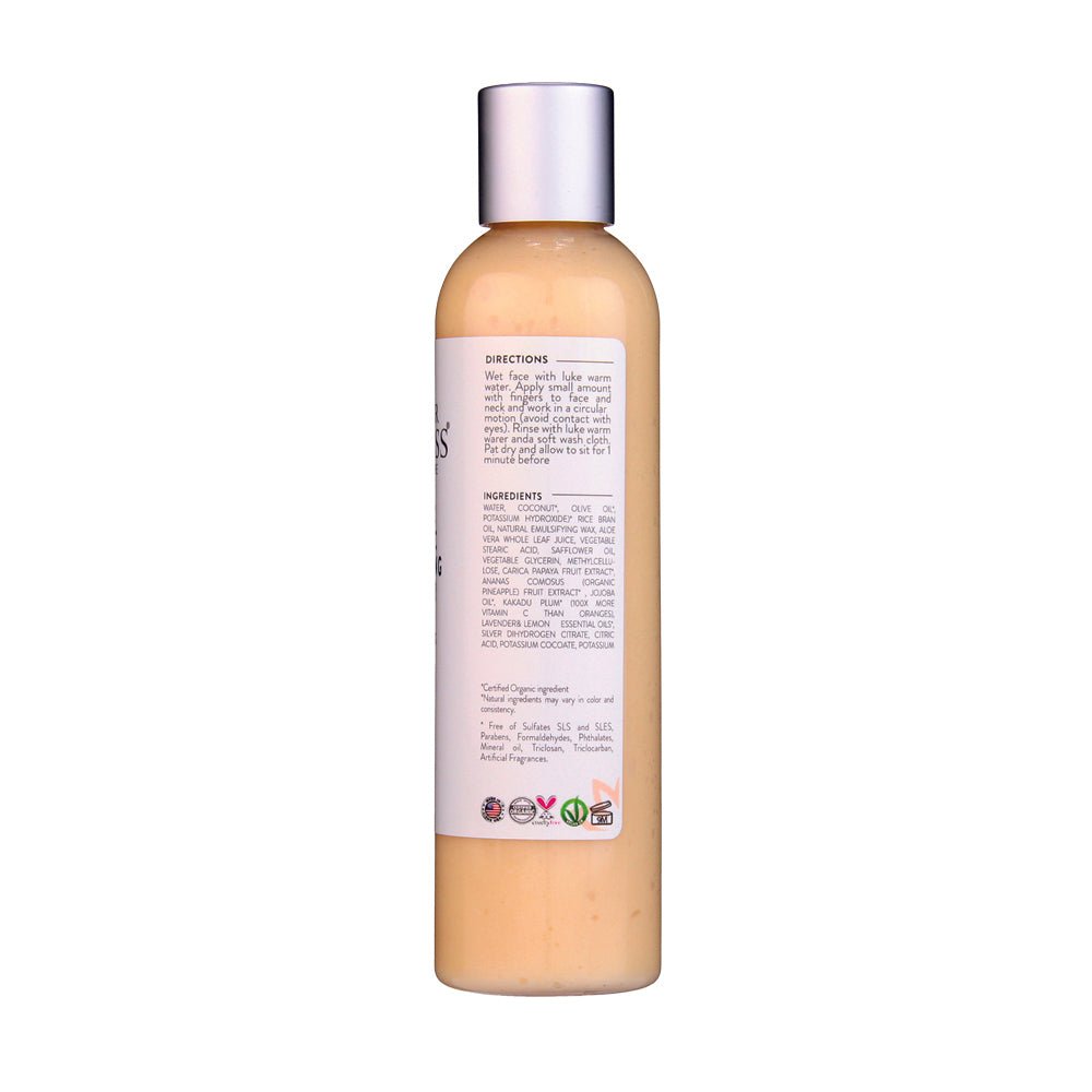 Organic Vitamin C Brightening Cleanser – Gentle Face Wash - Trending Wellness Store