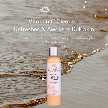 Organic Vitamin C Brightening Cleanser – Gentle Face Wash - Trending Wellness Store