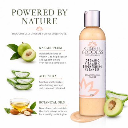Organic Vitamin C Brightening Cleanser – Gentle Face Wash - Trending Wellness Store
